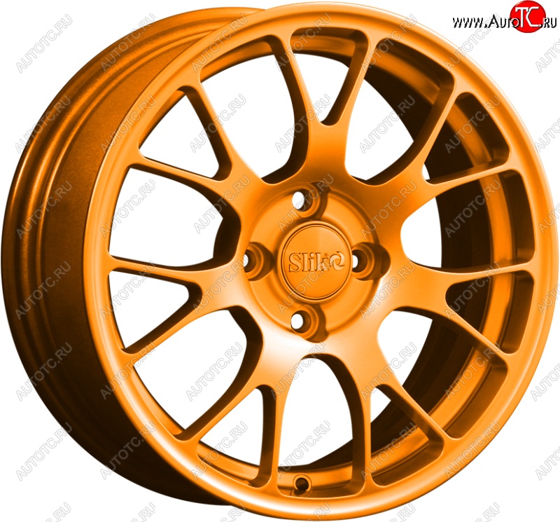15 249 р. Кованый диск Slik Classik 6.5x15 (Ярко-оранжевый)   (Цвет: Ярко-оранжевый)  с доставкой в г. Пермь