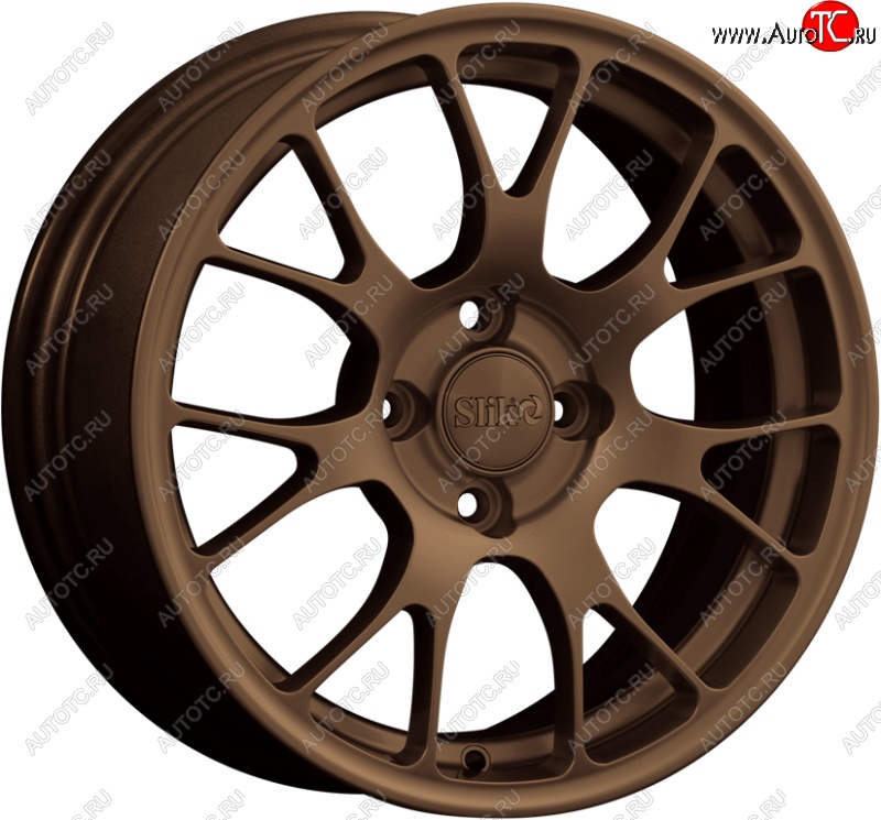 15 249 р. Кованый диск Slik Classik 6.5x15 (Металлик бронза)   (Цвет: Металлик бронза)  с доставкой в г. Пермь