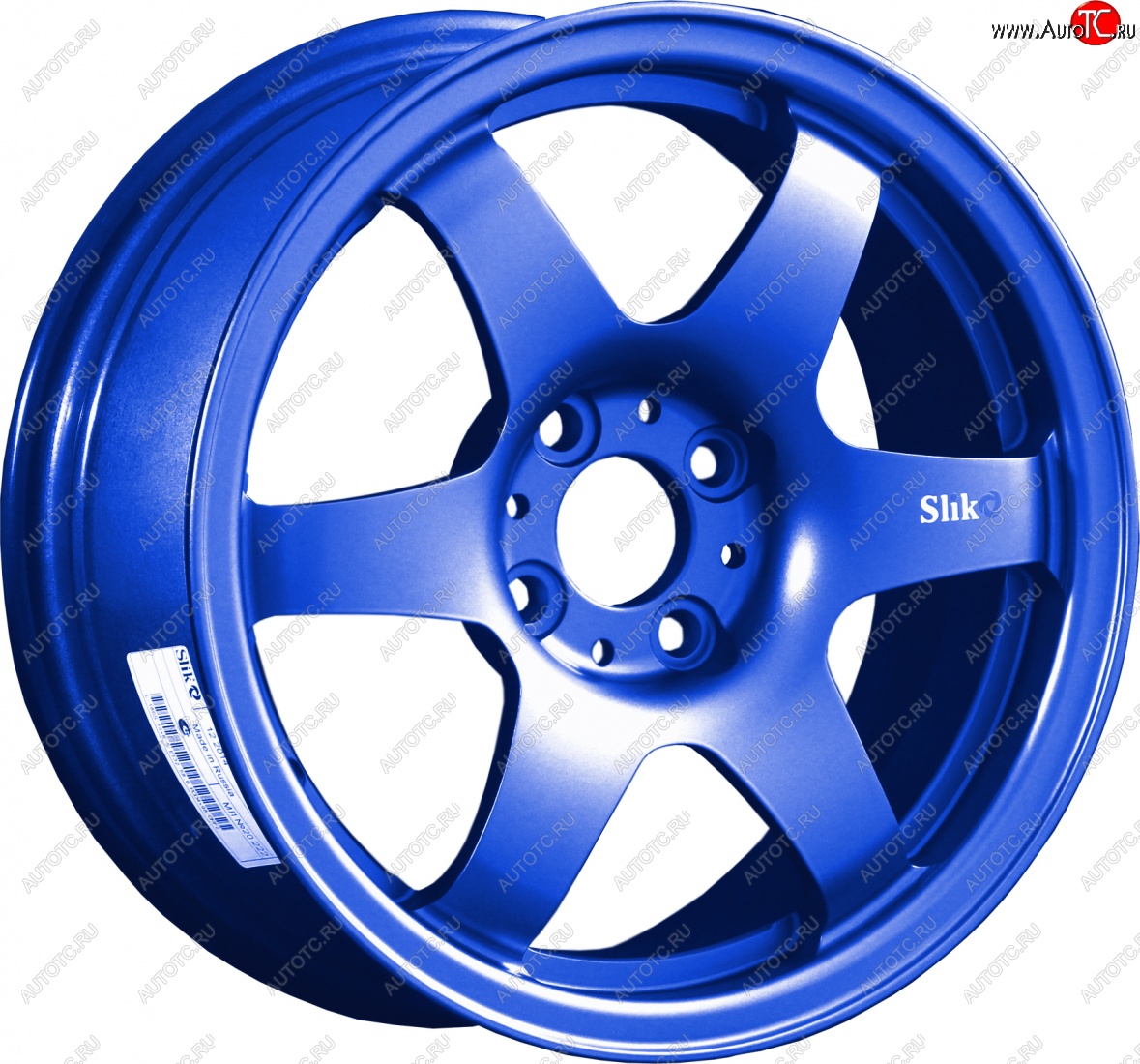 7 899 р. Кованый диск Slik Classik 6x15,5 (Синий) 6.5x15/4-5x98-120 D54.1-72.6   (Цвет: Синий)  с доставкой в г. Пермь