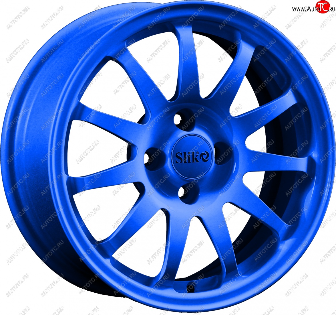 15 249 р. Кованый диск Slik Classik 6.5x15 (Candy синий)   (Цвет: Candy синий)  с доставкой в г. Пермь