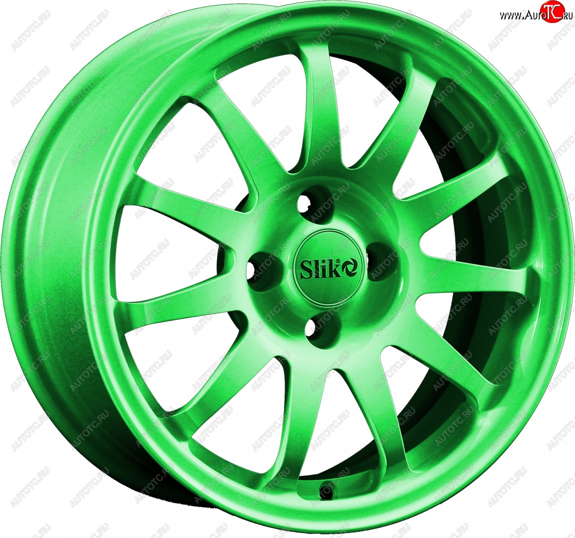 15 249 р. Кованый диск Slik Classik 6.5x15 (RAL 6038 ярко-зеленый)   (Цвет: RAL 6038 ярко-зеленый)  с доставкой в г. Пермь