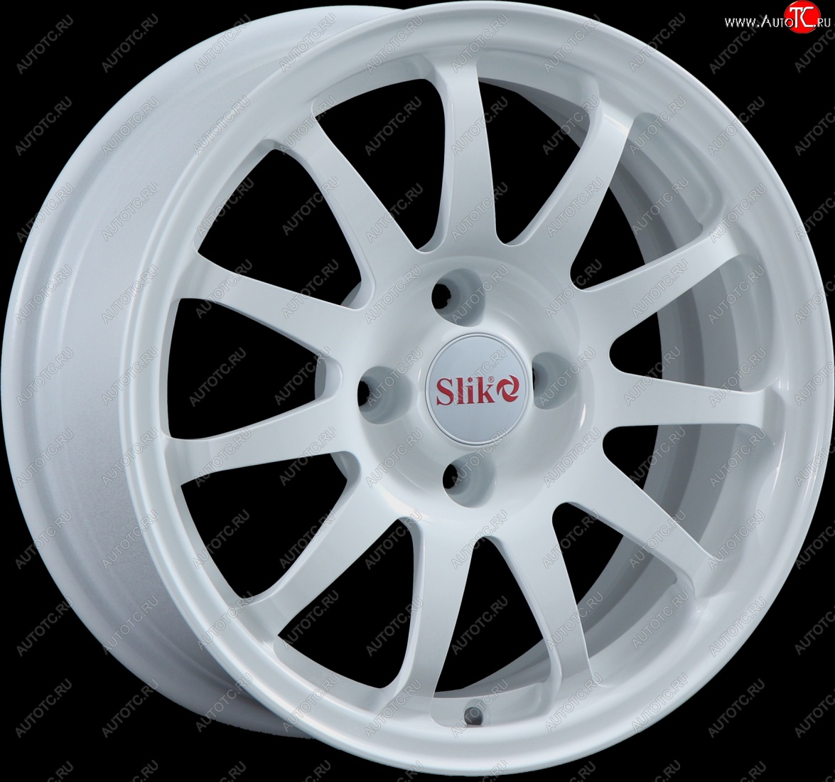 15 249 р. Кованый диск Slik Classik 6.5x15 (Белый)   (Цвет: Белый)  с доставкой в г. Пермь