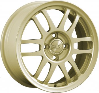 Кованый диск Slik Classik 6.5x15 (Металлик золотой) Honda Prelude 3 BA купе дорестайлинг (1987-1989) 4x100.0xDIA56.1xET45.0