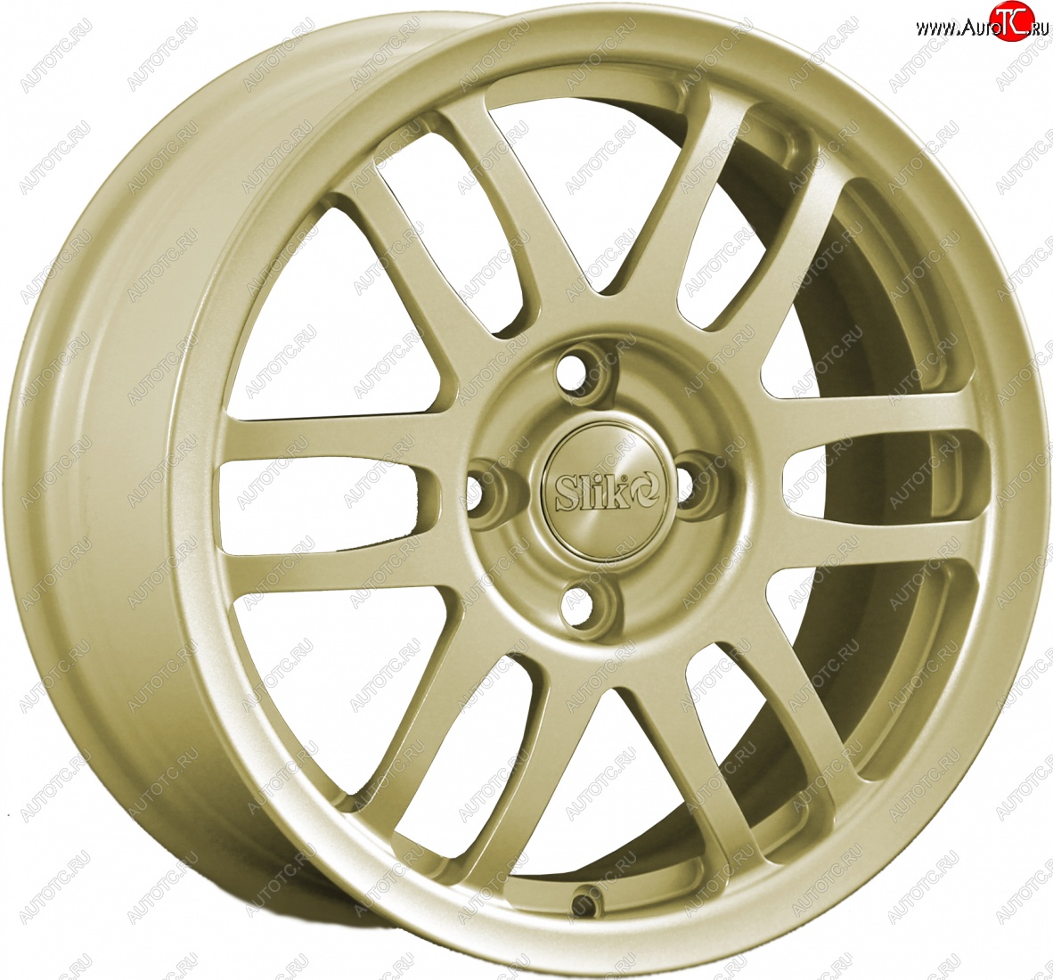 11 899 р. Кованый диск Slik Classik 6.5x15 (Металлик золотой)   (Цвет: Металлик золотой)  с доставкой в г. Пермь