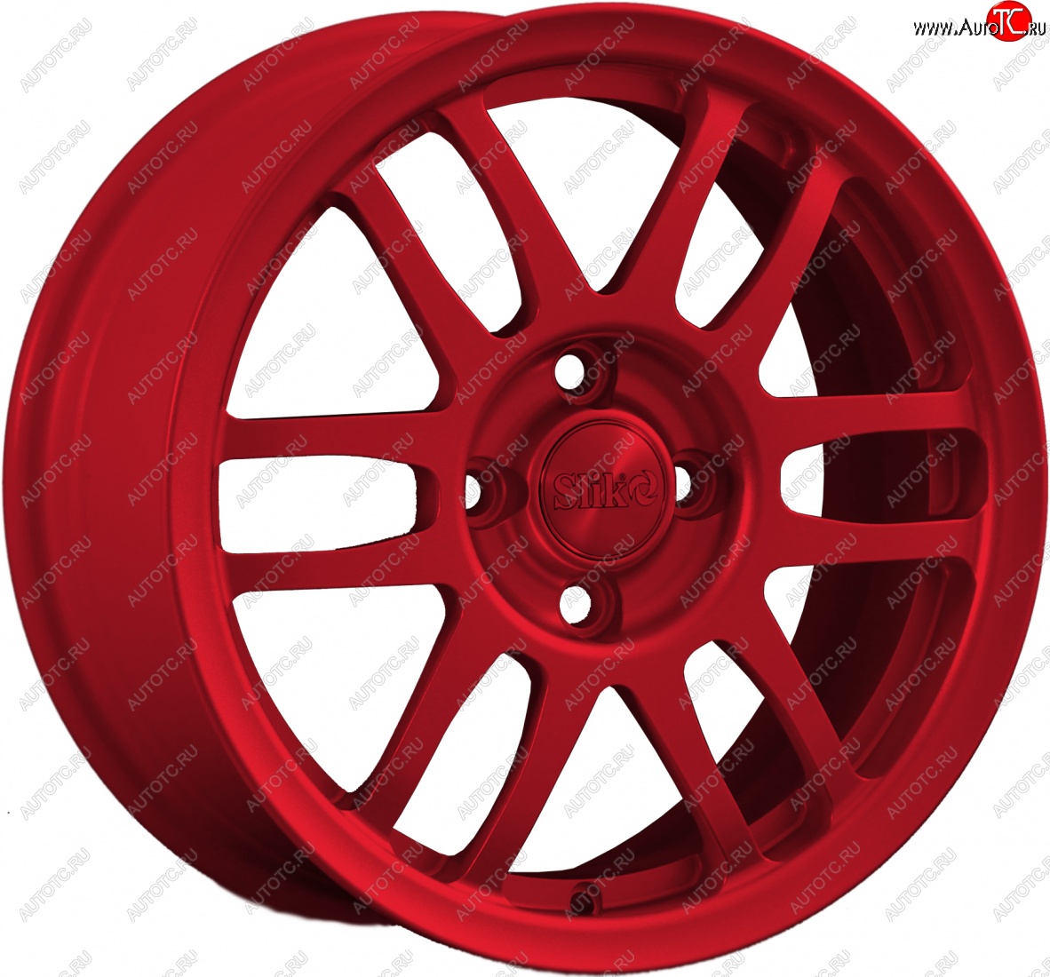 11 899 р. Кованый диск Slik Classik 6.5x15 (Красный)   (Цвет: Красный)  с доставкой в г. Пермь