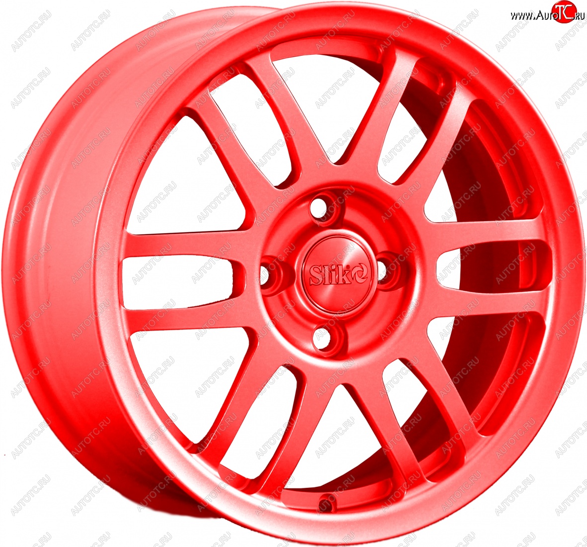 11 899 р. Кованый диск Slik Classik 6.5x15 (RAL 3026 ярко-алый)   (Цвет: RAL 3026 ярко-алый)  с доставкой в г. Пермь