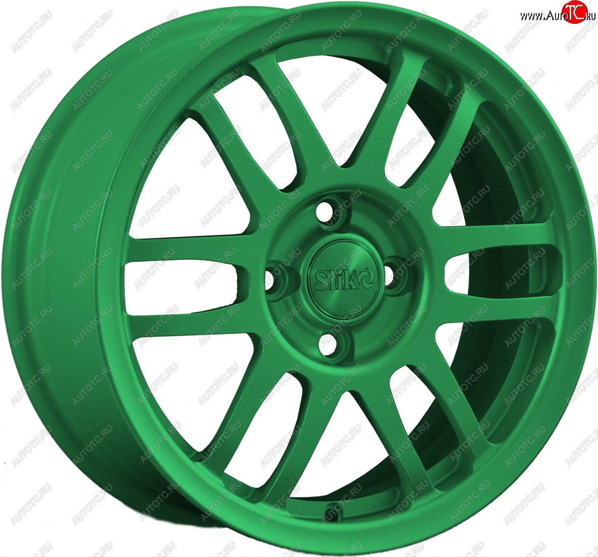 11 899 р. Кованый диск Slik Classik 6.5x15 (Зеленый)   (Цвет: Зеленый)  с доставкой в г. Пермь