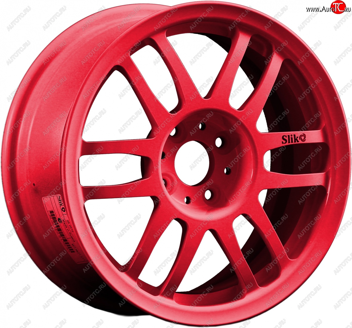 7 899 р. Кованый диск Slik Classik 6.5x15 (Красный)   (Цвет: Красный)  с доставкой в г. Пермь