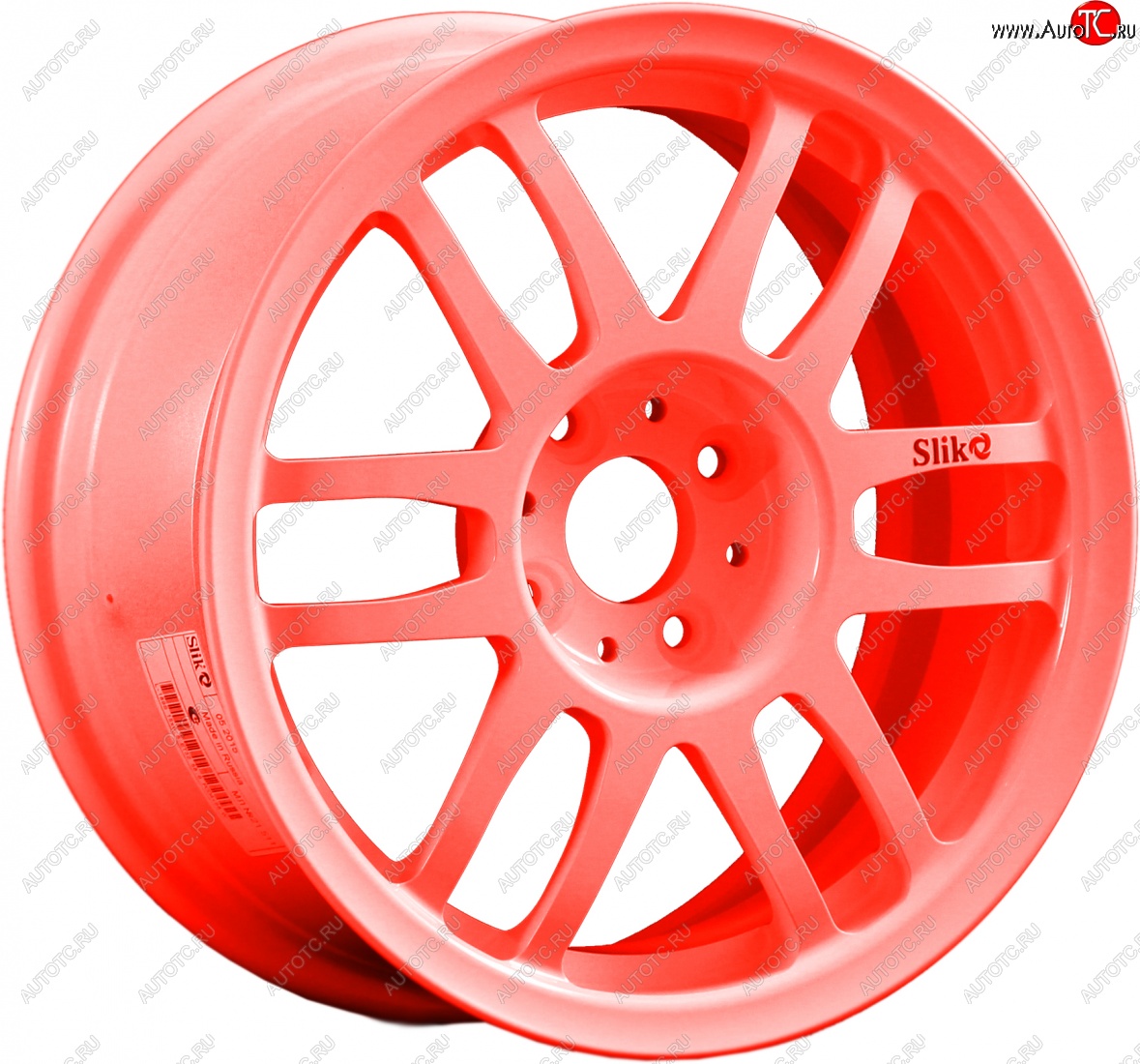 7 899 р. Кованый диск Slik Classik 6.5x15 (RAL 3026 ярко-алый)   (Цвет: RAL 3026 ярко-алый)  с доставкой в г. Пермь