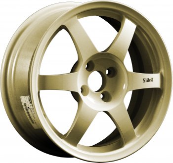 Кованый диск Slik Classik 6.5x16 (Металлик золотой) Honda City GD рестайлинг (2005-2008) 4x100.0xDIA56.1xET45.0