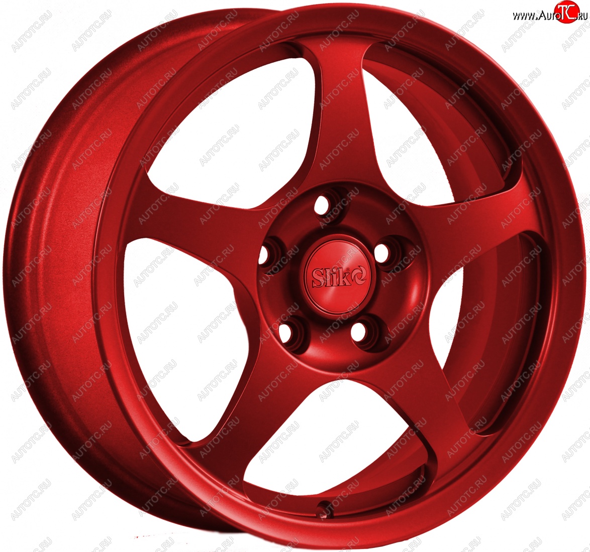 10 999 р. Кованый диск Slik classik R16x6.5 (Candy Red) красный 6.5x16   (Цвет: Candy Red)  с доставкой в г. Пермь