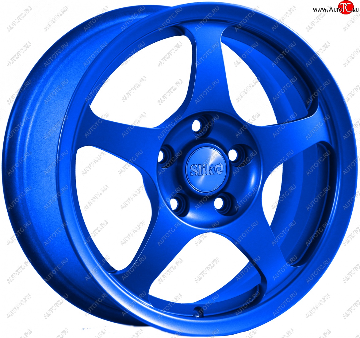 10 999 р. Кованый диск Slik classik R16x6.5 (Candy Blue) синий 6.5x16   (Цвет: Candy Blue)  с доставкой в г. Пермь