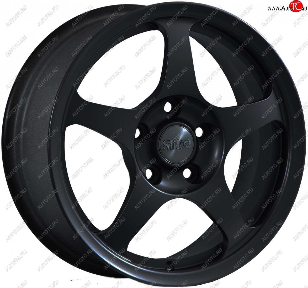 10 999 р. Кованый диск Slik classik R16x6.5 Черный глянцевый (BK) 6.5x16   (Цвет: BK)  с доставкой в г. Пермь
