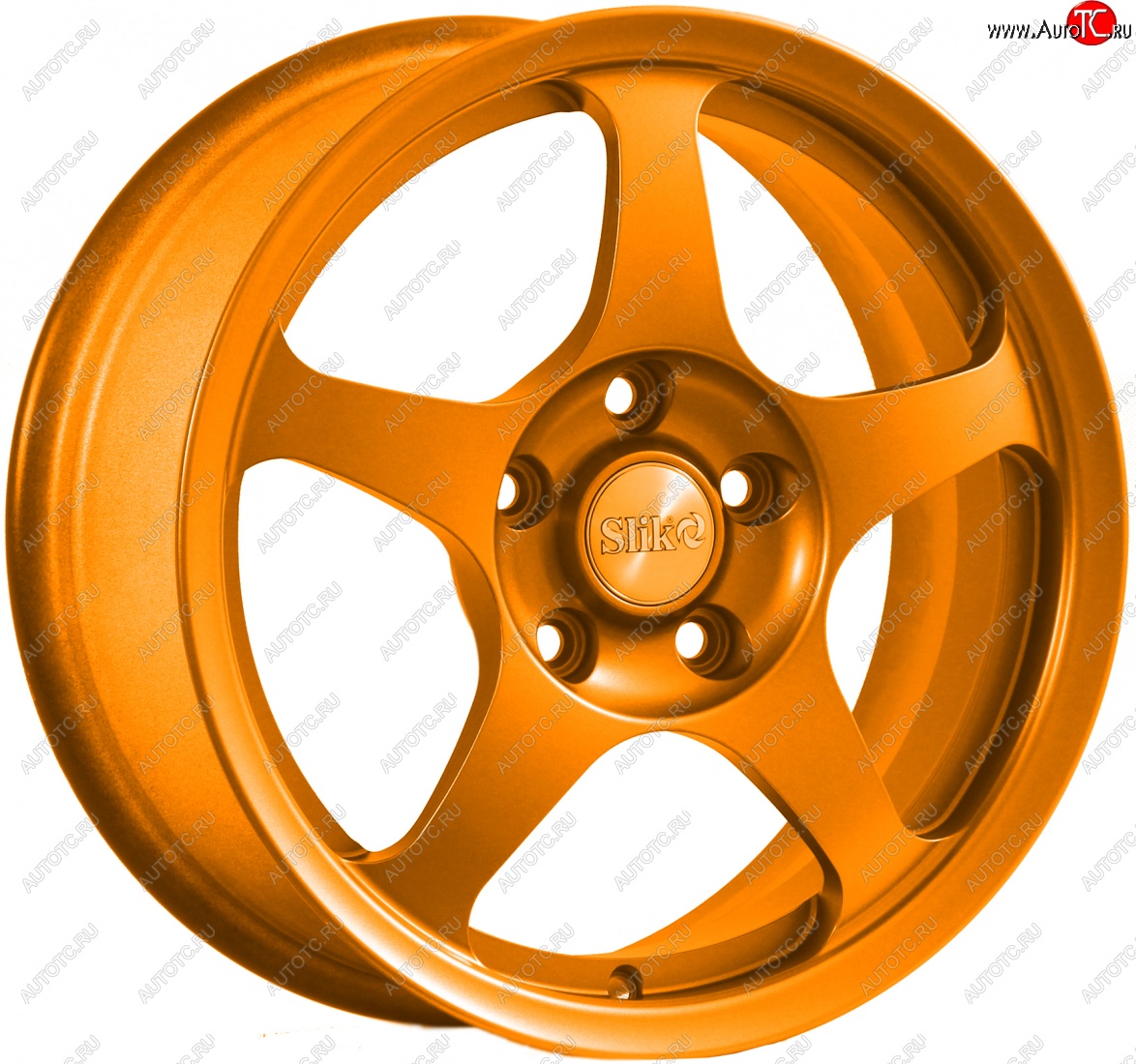 10 999 р. Кованый диск Slik classik R16x6.5 Ярко-оранжевый (ORANGE) 6.5x16   (Цвет: ORANGE)  с доставкой в г. Пермь