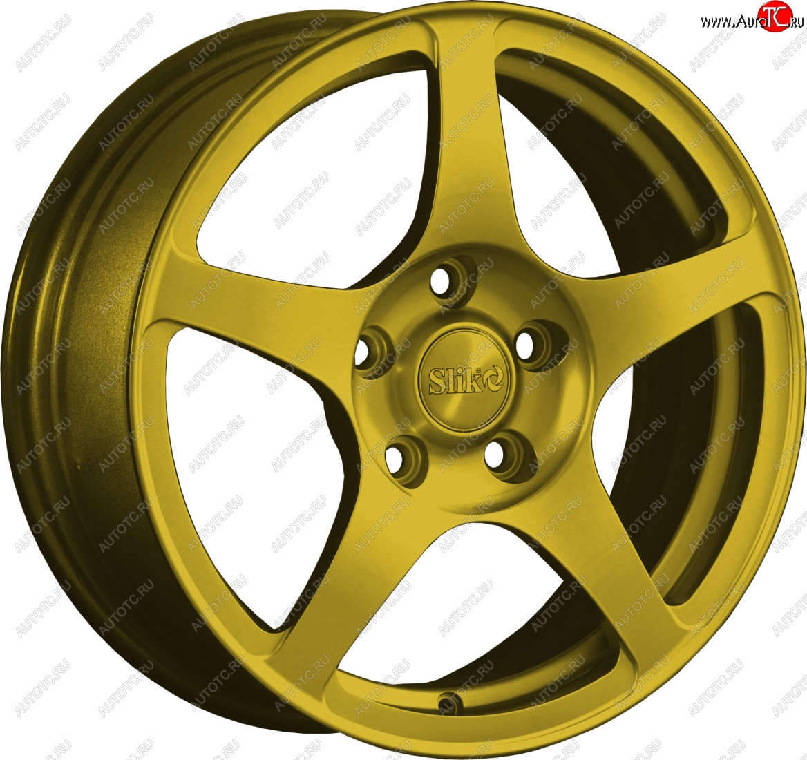 15 249 р. Кованый диск Slik Classic L-193 6.5x16   (Ярко желтый RAL1021 (YELLOW))  с доставкой в г. Пермь