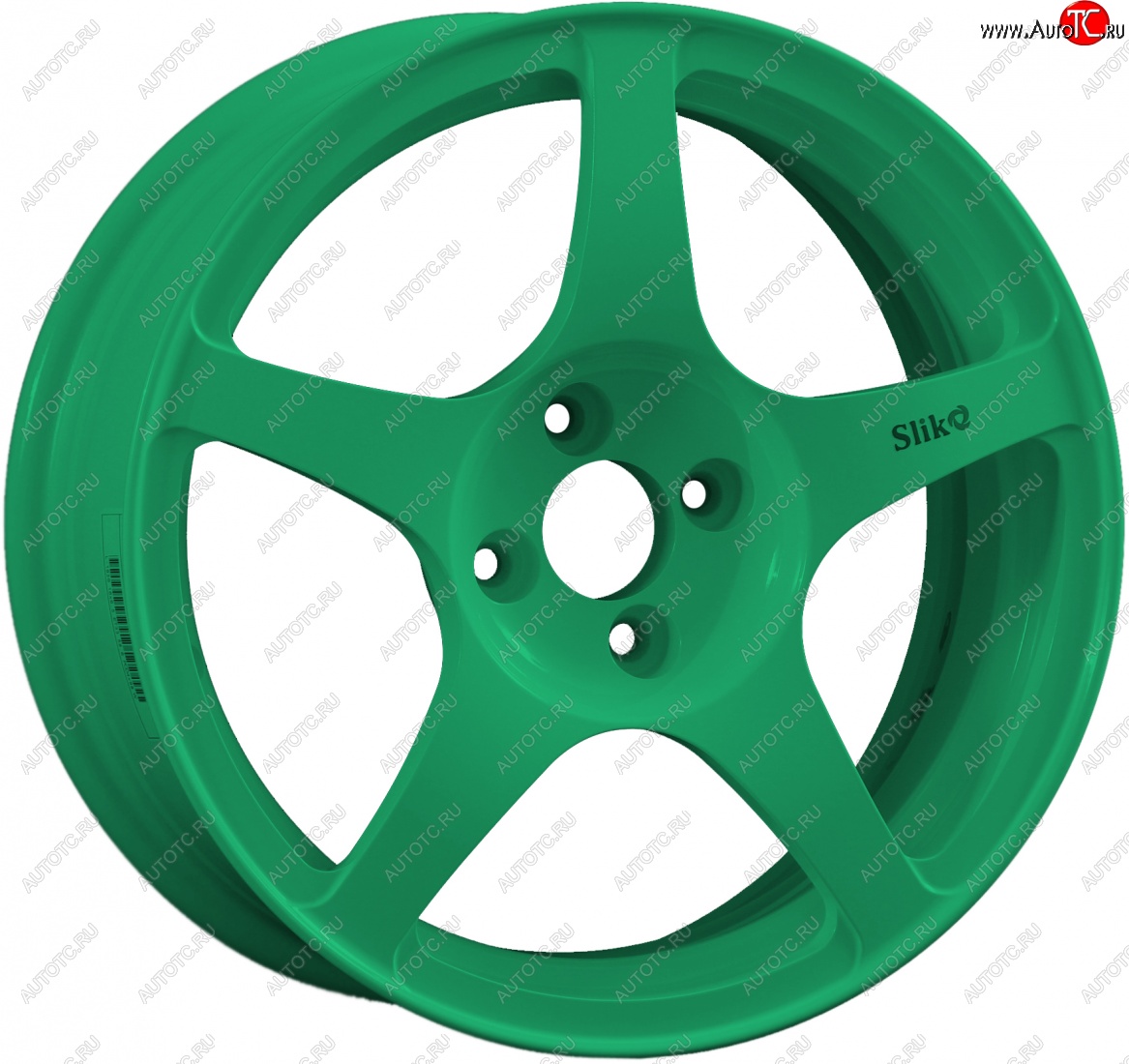 11 049 р. Кованый диск Slik classik R16x6.5 Candy Green изумрудно-зеленый 6.5x16   (Цвет: Candy Green изумрудно-зеленый 6.5x16)  с доставкой в г. Пермь