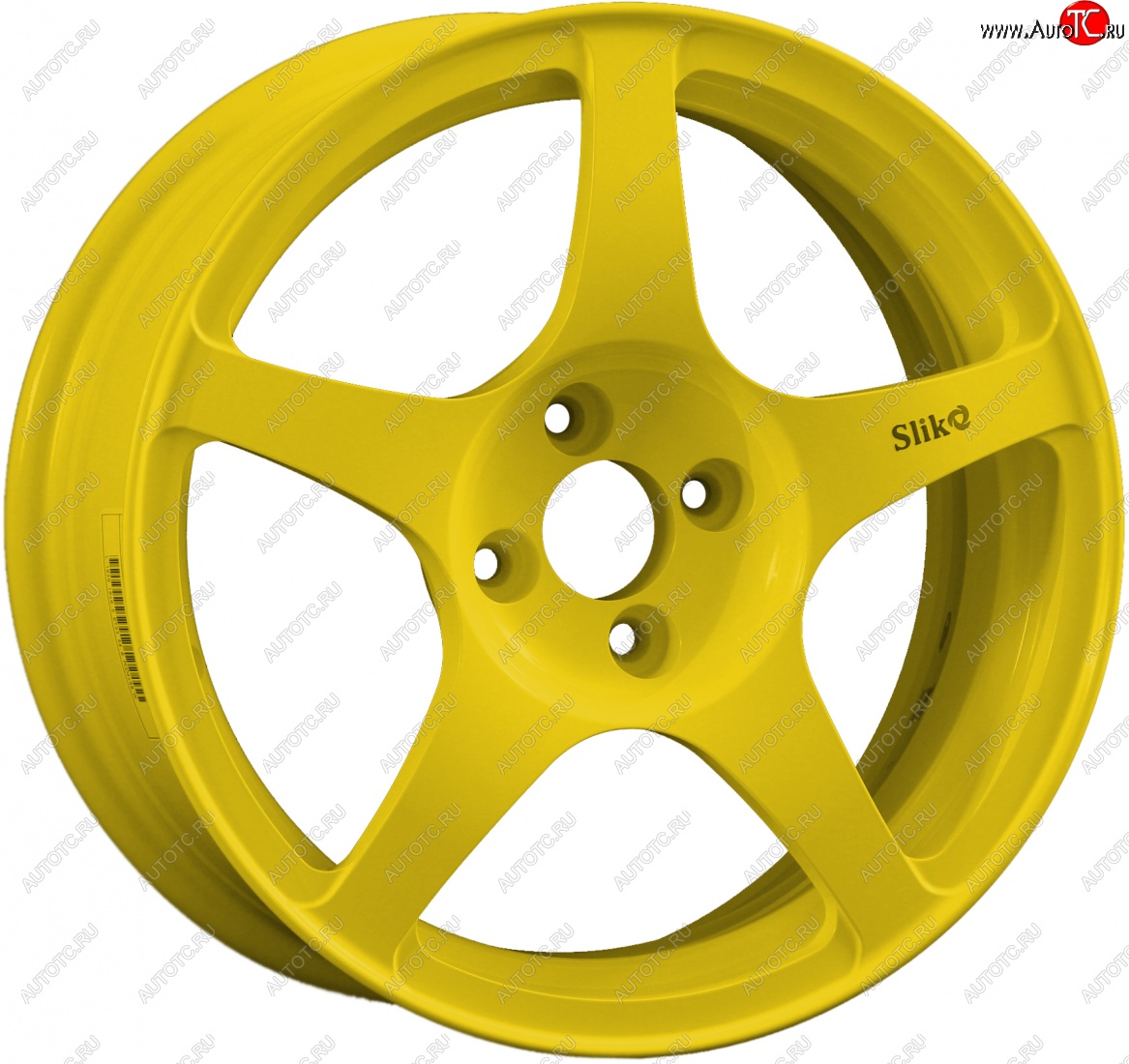11 049 р. Кованый диск Slik classik R16x6.5 Candy YELLOW ярко-желтый 6.5x16   (Цвет: Candy YELLOW ярко-желтый 6.5x16)  с доставкой в г. Пермь