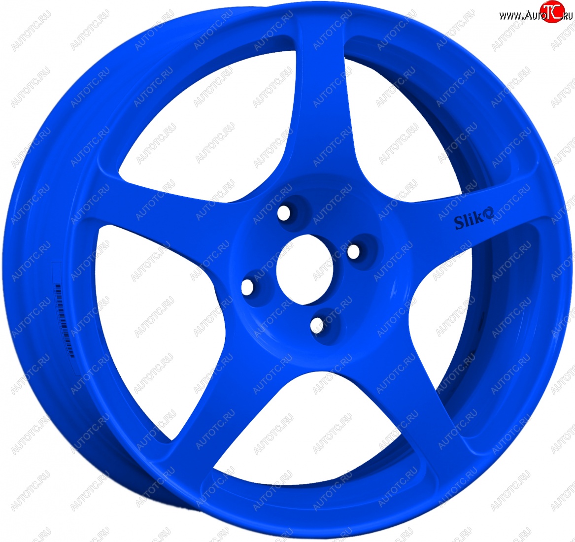 11 049 р. Кованый диск Slik classik R16x6.5 Candy BLUE синий 6.5x16   (Цвет: Candy BLUE синий 6.5x16)  с доставкой в г. Пермь