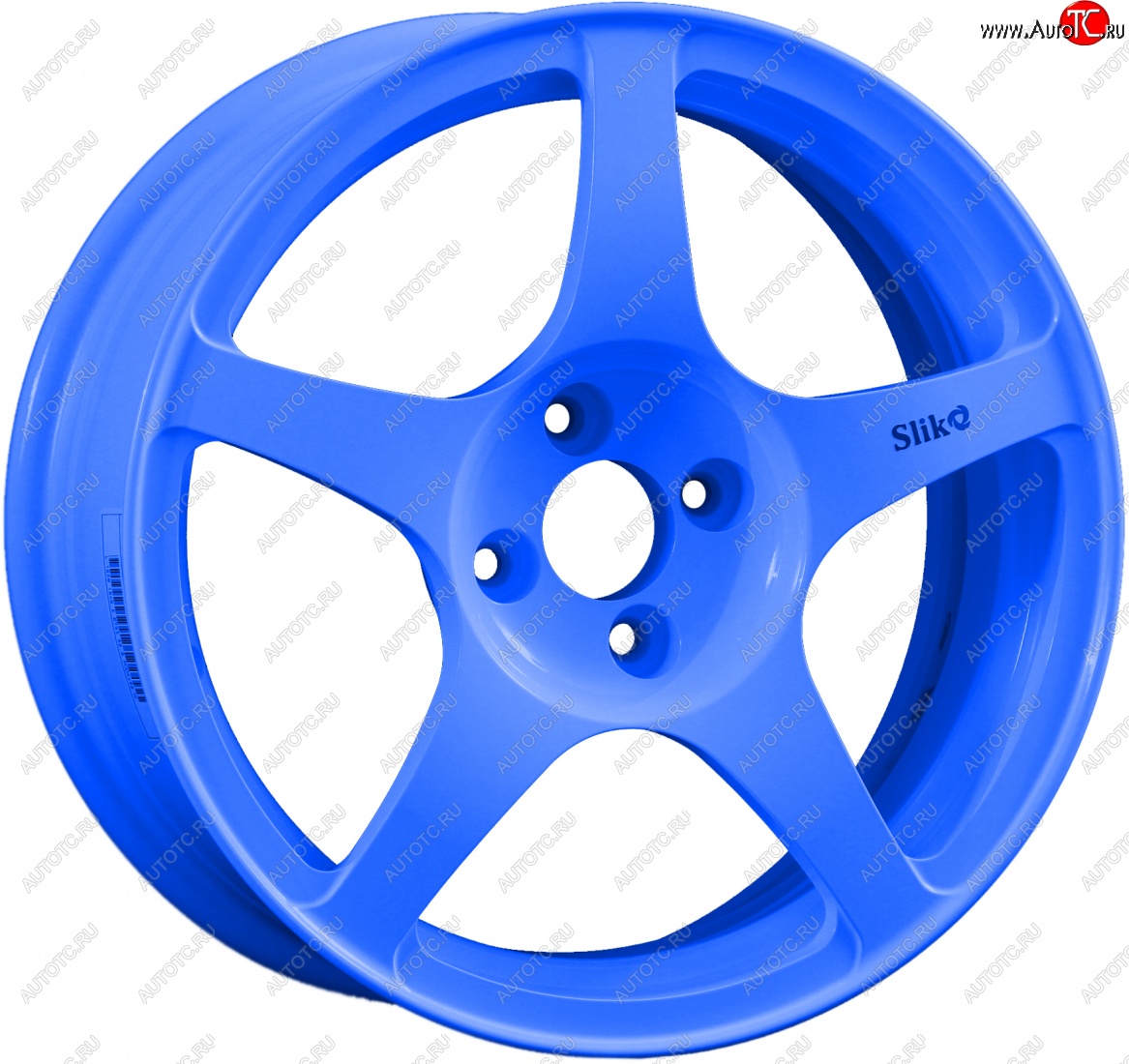 10 349 р. Кованый диск Slik classik R16x6.5 Синий (BLUE) 6.5x16   (Цвет: BLUE)  с доставкой в г. Пермь