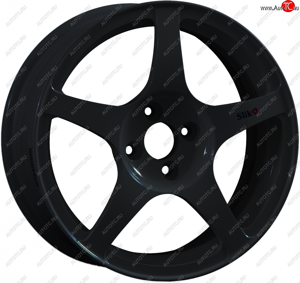 10 349 р. Кованый диск Slik classik R16x6.5 Черный матовый (MB) 6.5x16   (Цвет: MB)  с доставкой в г. Пермь