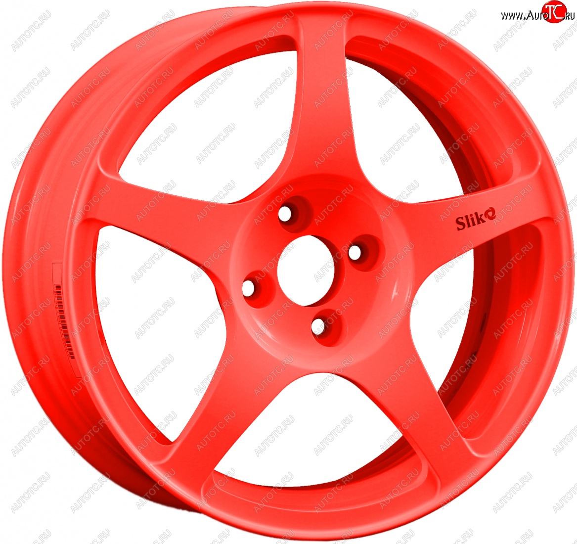 10 599 р. Кованый диск Slik classik R16x6.5 RAL 3026 ярко алый 6.5x16   (Цвет: RAL 3026 ярко алый 6.5x16)  с доставкой в г. Пермь
