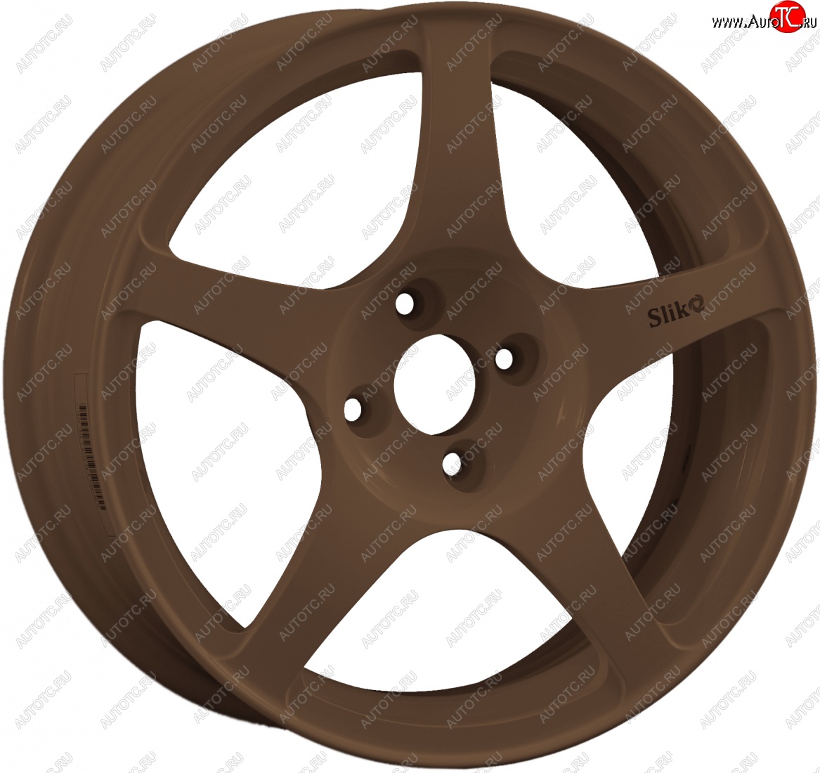 10 599 р. Кованый диск Slik classik R16x6.5 Бронза (BRZ) 6.5x16   (Цвет: BRZ)  с доставкой в г. Пермь