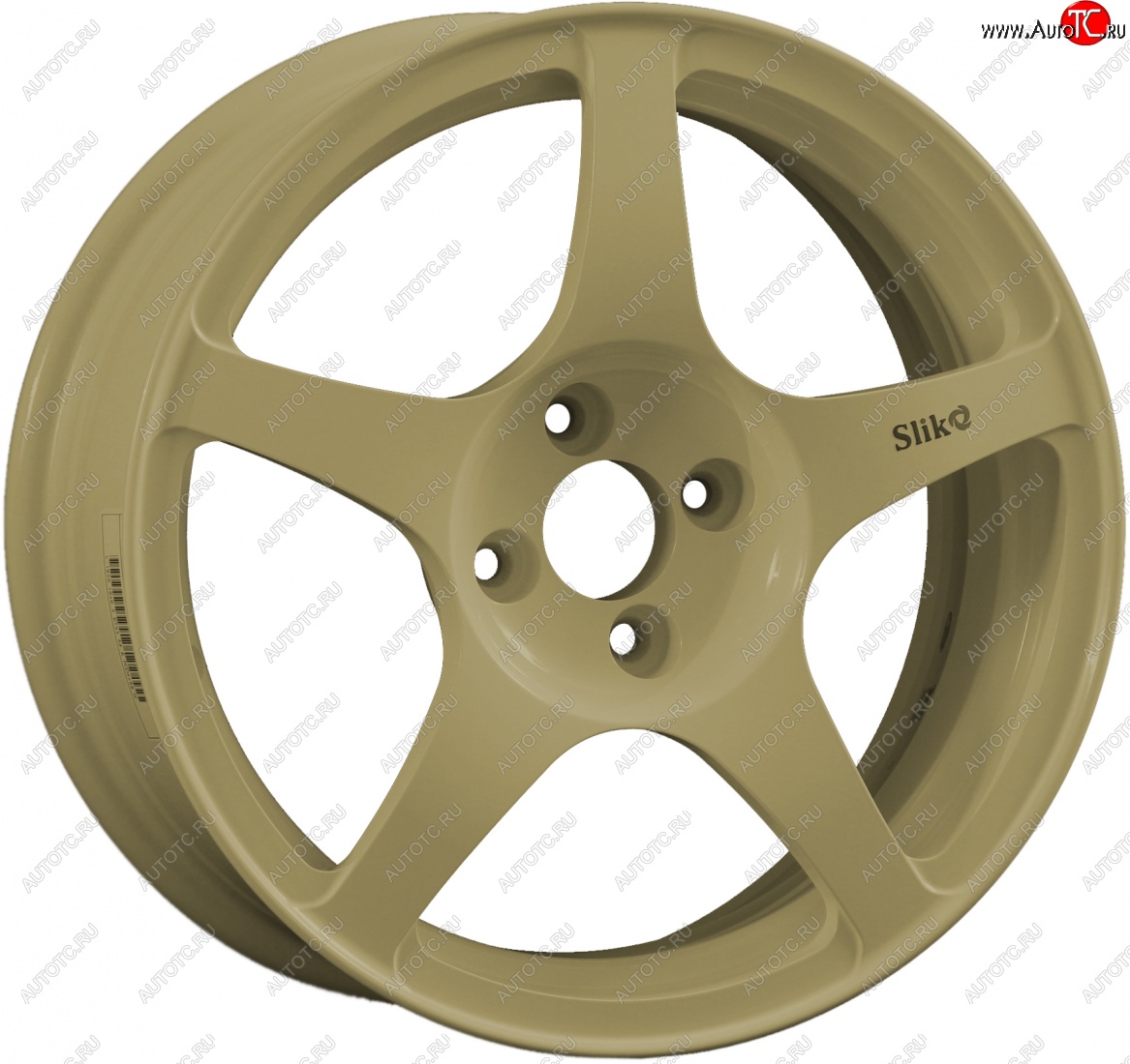 10 349 р. Кованый диск Slik classik R16x6.5 Золотой (G) 6.5x16   (Цвет: G)  с доставкой в г. Пермь