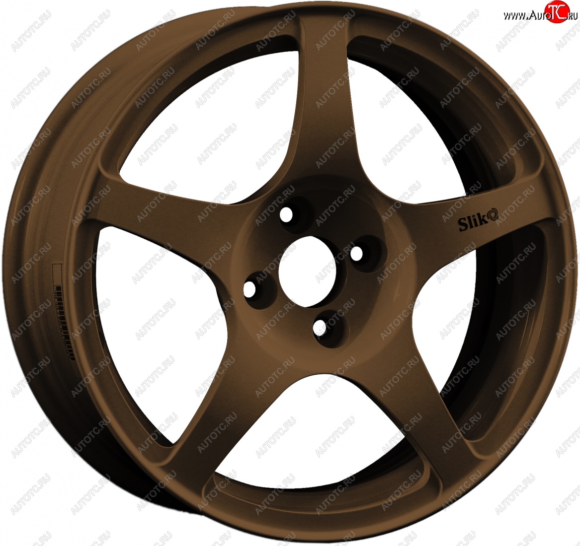 10 599 р. Кованый диск Slik classik R16x6.5 Коньячная бронза. Глянец (BRZCGN) 6.5x16   (Цвет: BRZCGN)  с доставкой в г. Пермь