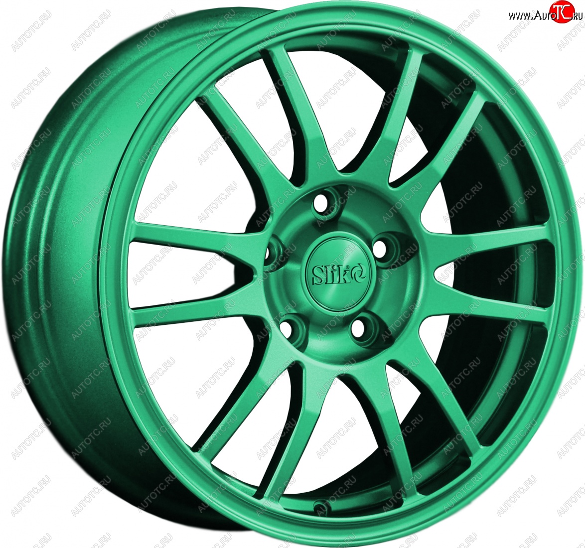 12 949 р. Кованый диск Slik classik R16x6.5 Candy Green изумрудно-зеленый 6.5x16   (Цвет: Candy Green изумрудно-зеленый 6.5x16)  с доставкой в г. Пермь