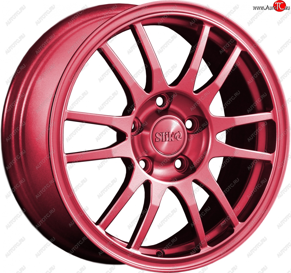 12 949 р. Кованый диск Slik classik R16x6.5 Candy RUBIN рубиновый 6.5x16   (Цвет: Candy RUBIN рубиновый 6.5x16)  с доставкой в г. Пермь