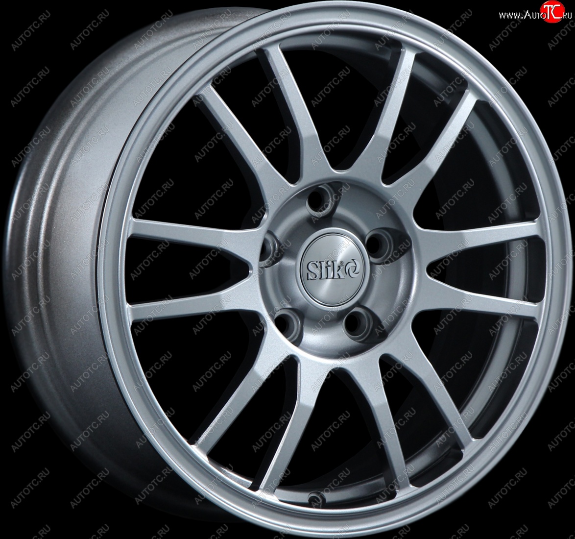 12 949 р. Кованый диск Slik classik R16x6.5 Серебристый тёмный (S25) 6.5x16   (Цвет: S25)  с доставкой в г. Пермь