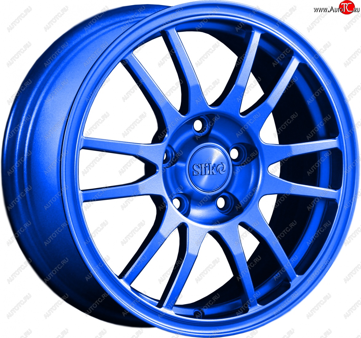 12 949 р. Кованый диск Slik classik R16x6.5 Синий (BLUE) 6.5x16   (Цвет: BLUE)  с доставкой в г. Пермь