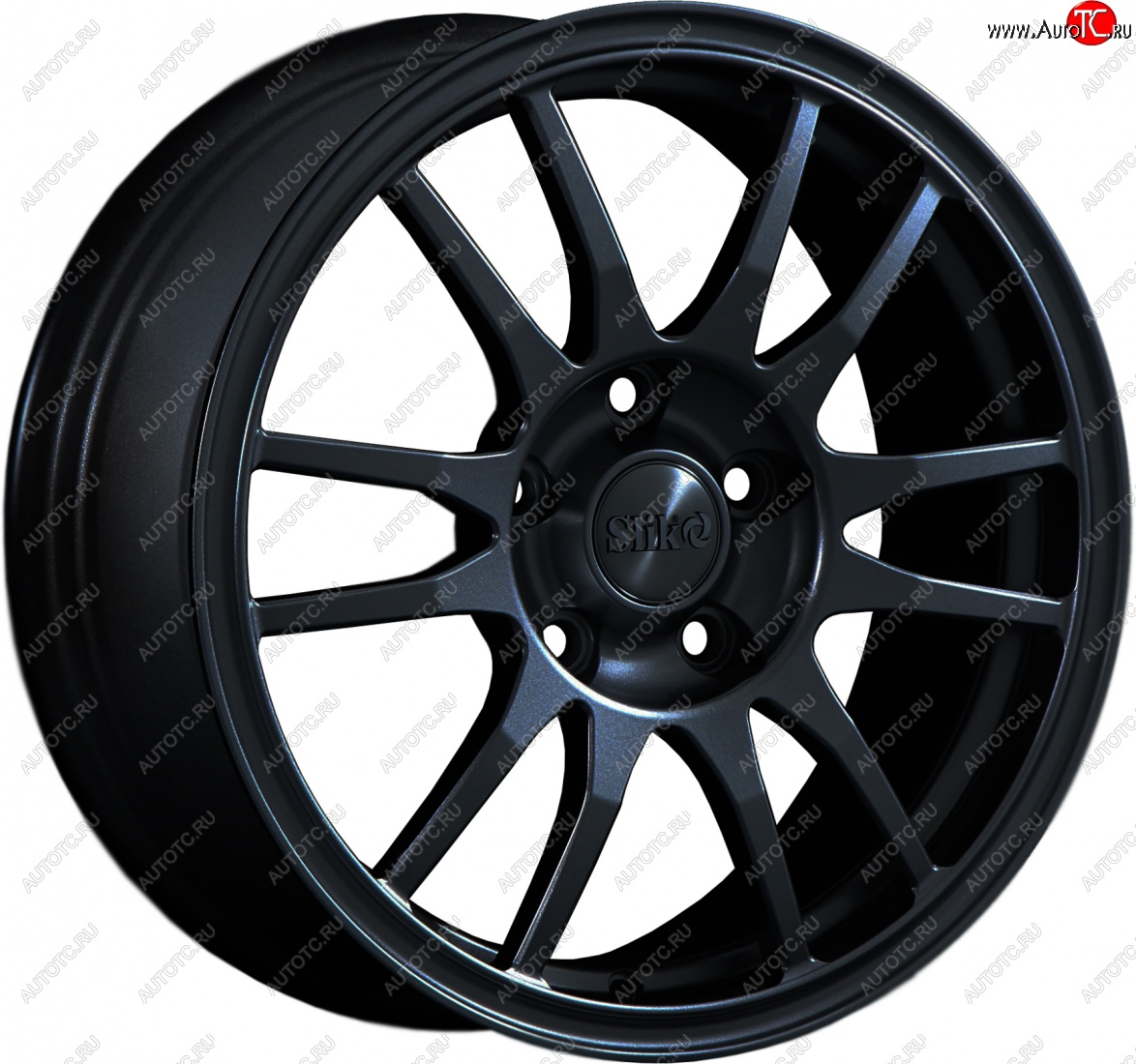 12 949 р. Кованый диск Slik classik R16x6.5 Черный матовый (MB) 6.5x16   (Цвет: MB)  с доставкой в г. Пермь
