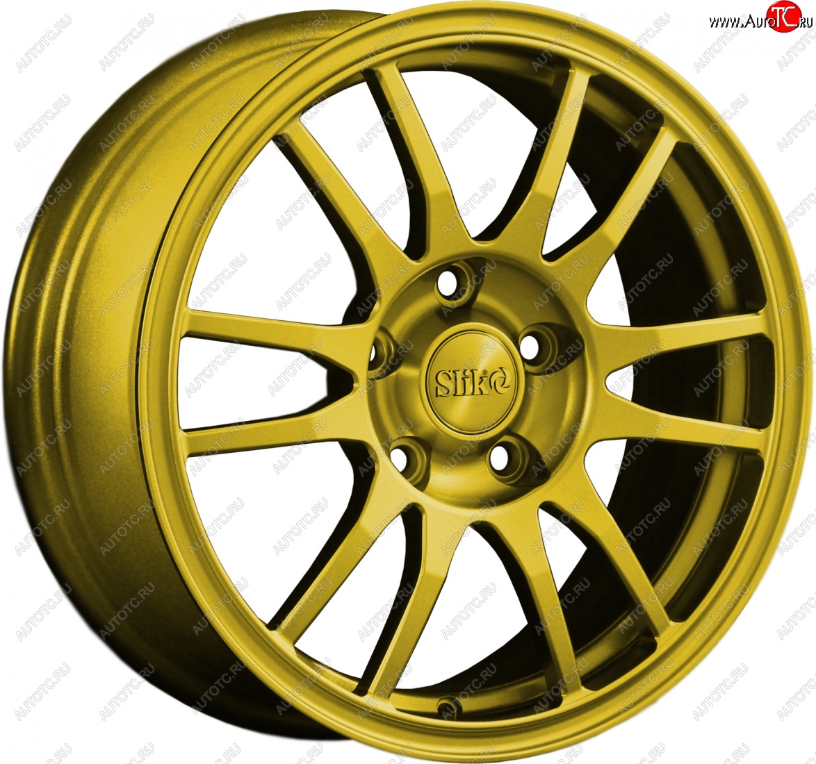 12 949 р. Кованый диск Slik classik R16x6.5 Ярко желтый RAL 1021 (YELLOW) 6.5x16   (Цвет: YELLOW)  с доставкой в г. Пермь