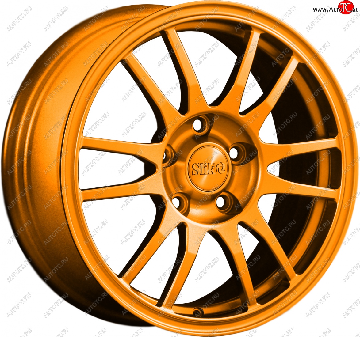 12 949 р. Кованый диск Slik classik R16x6.5 Ярко-оранжевый (ORANGE) 6.5x16   (Цвет: ORANGE)  с доставкой в г. Пермь