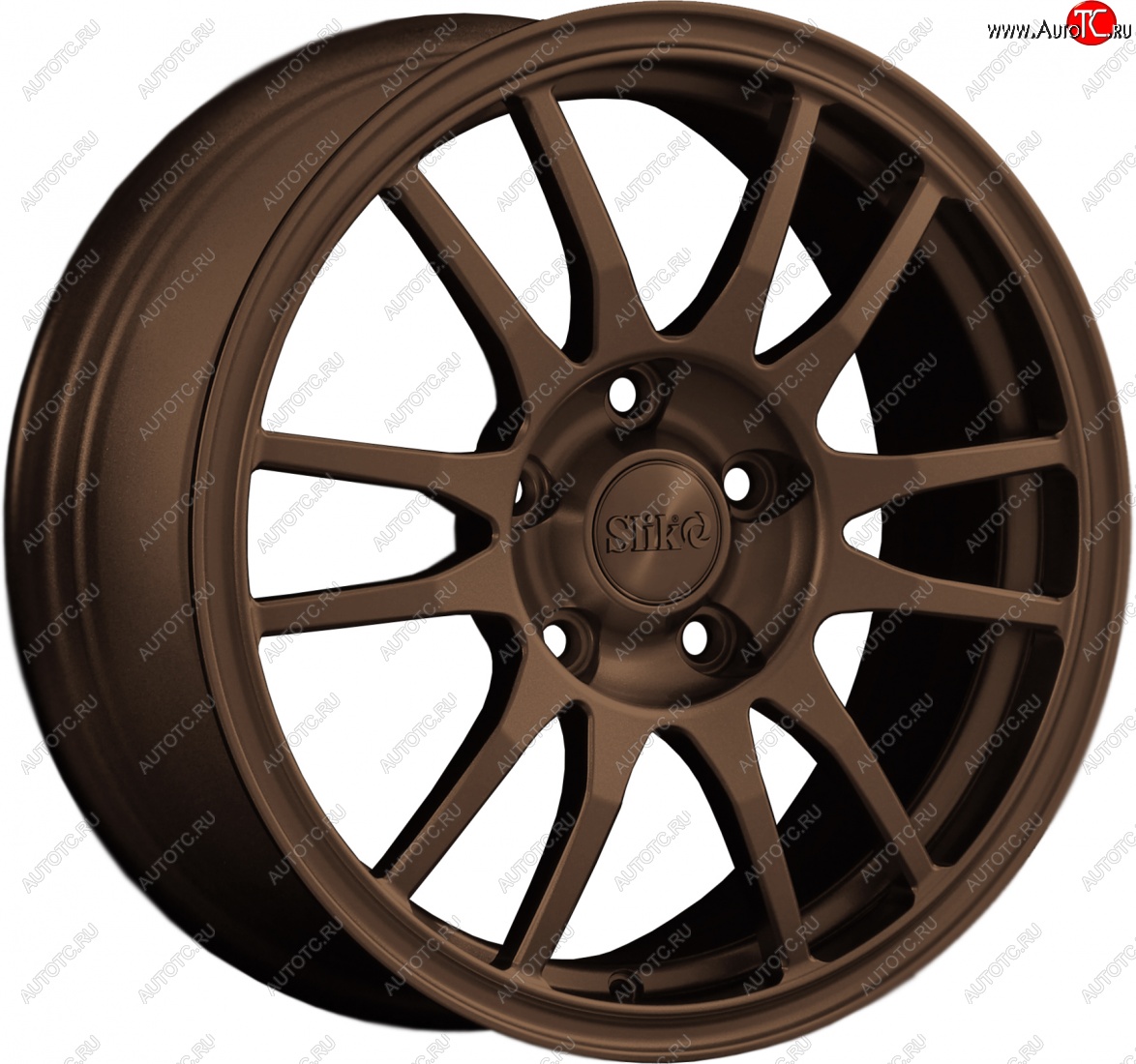 12 949 р. Кованый диск Slik classik R16x6.5 Бронза (BRZ) 6.5x16   (Цвет: BRZ)  с доставкой в г. Пермь