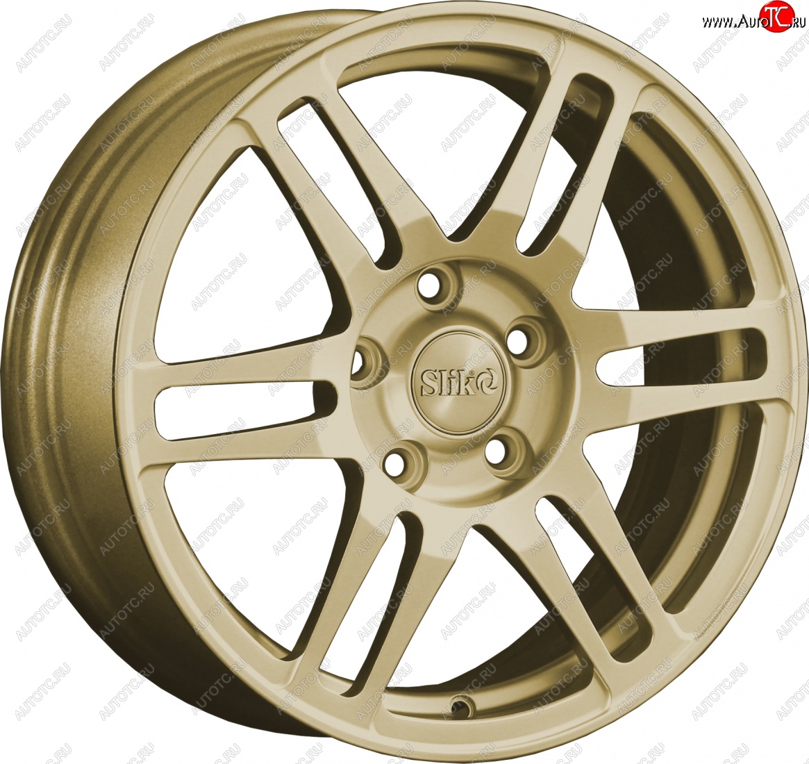 12 949 р. Кованый диск Slik classik R16x6.5 Золотой (G) 6.5x16 Honda Civic FD седан дорестайлинг (2005-2008) 5x114.3xDIA64.1xET45.0 (Цвет: G)