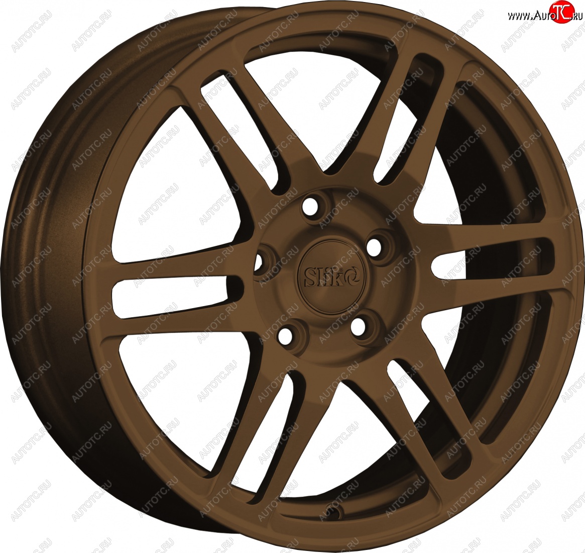 12 949 р. Кованый диск Slik classik R16x6.5 Коньячная бронза. Глянец (BRZCGN) 6.5x16   (Цвет: BRZCGN)  с доставкой в г. Пермь