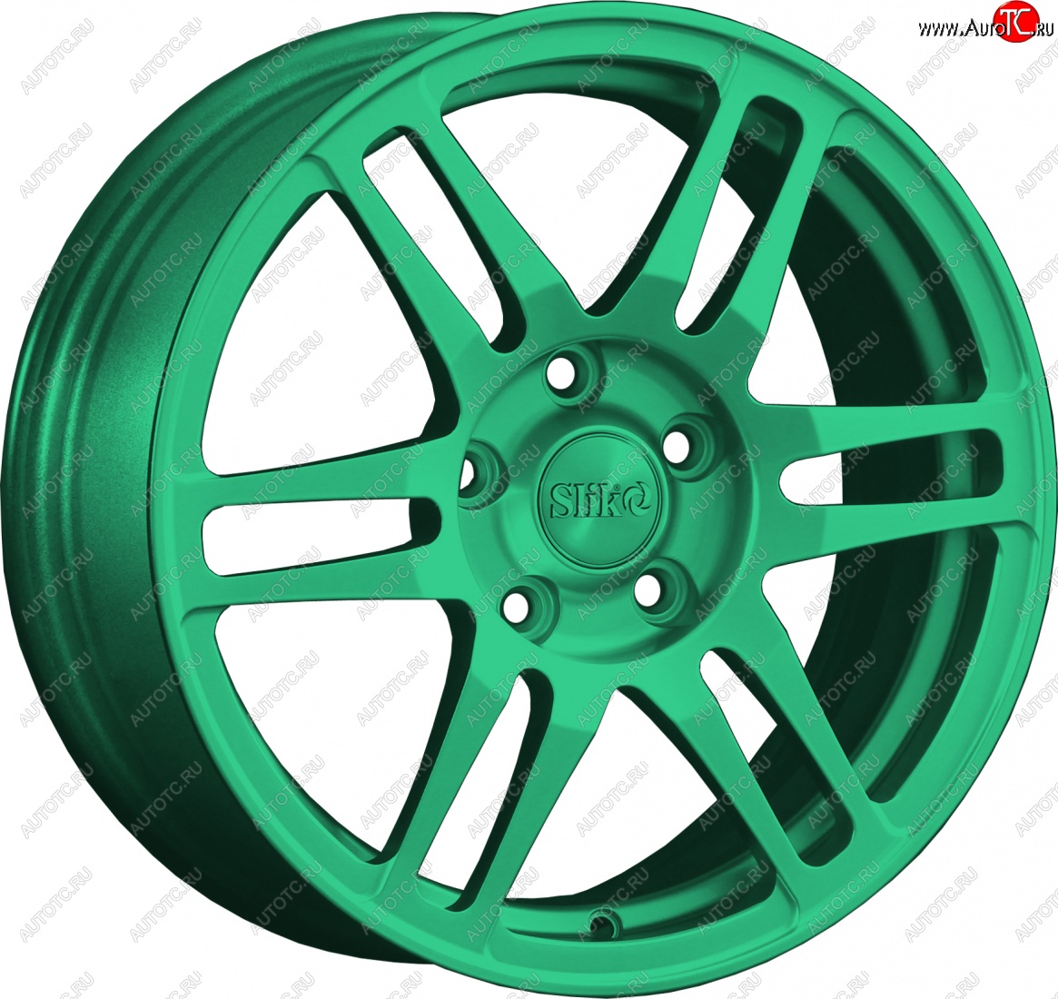 12 949 р. Кованый диск Slik classik R16x6.5 Candy Green изумрудно-зеленый 6.5x16   (Цвет: Candy Green изумрудно-зеленый 6.5x16)  с доставкой в г. Пермь