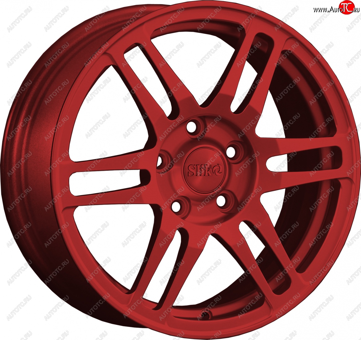 12 949 р. Кованый диск Slik classik R16x6.5 Candy RED красный 6.5x16   (Цвет: Candy RED красный 6.5x16)  с доставкой в г. Пермь