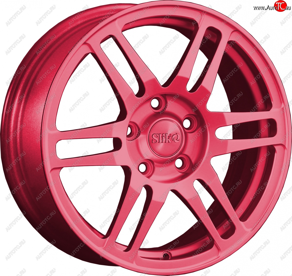12 949 р. Кованый диск Slik classik R16x6.5 Candy RUBIN рубиновый 6.5x16   (Цвет: Candy RUBIN рубиновый 6.5x16)  с доставкой в г. Пермь