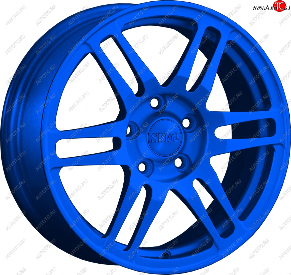 12 949 р. Кованый диск Slik classik R16x6.5 Candy BLUE синий 6.5x16   (Цвет: Candy BLUE синий 6.5x16)  с доставкой в г. Пермь