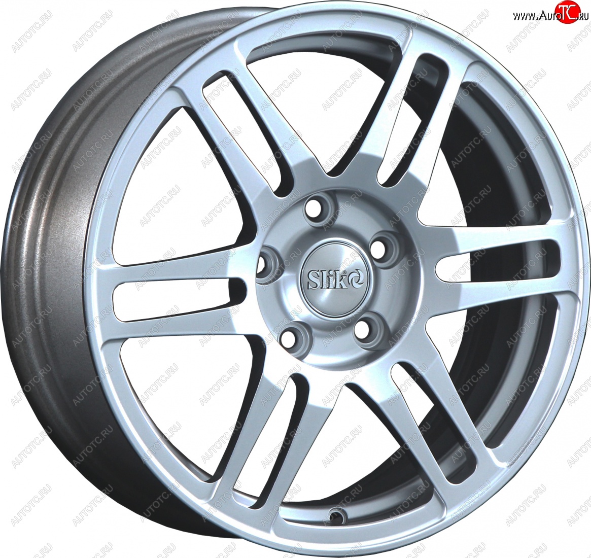 12 949 р. Кованый диск Slik classik R16x6.5 Серебристый тёмный (S25) 6.5x16   (Цвет: S25)  с доставкой в г. Пермь