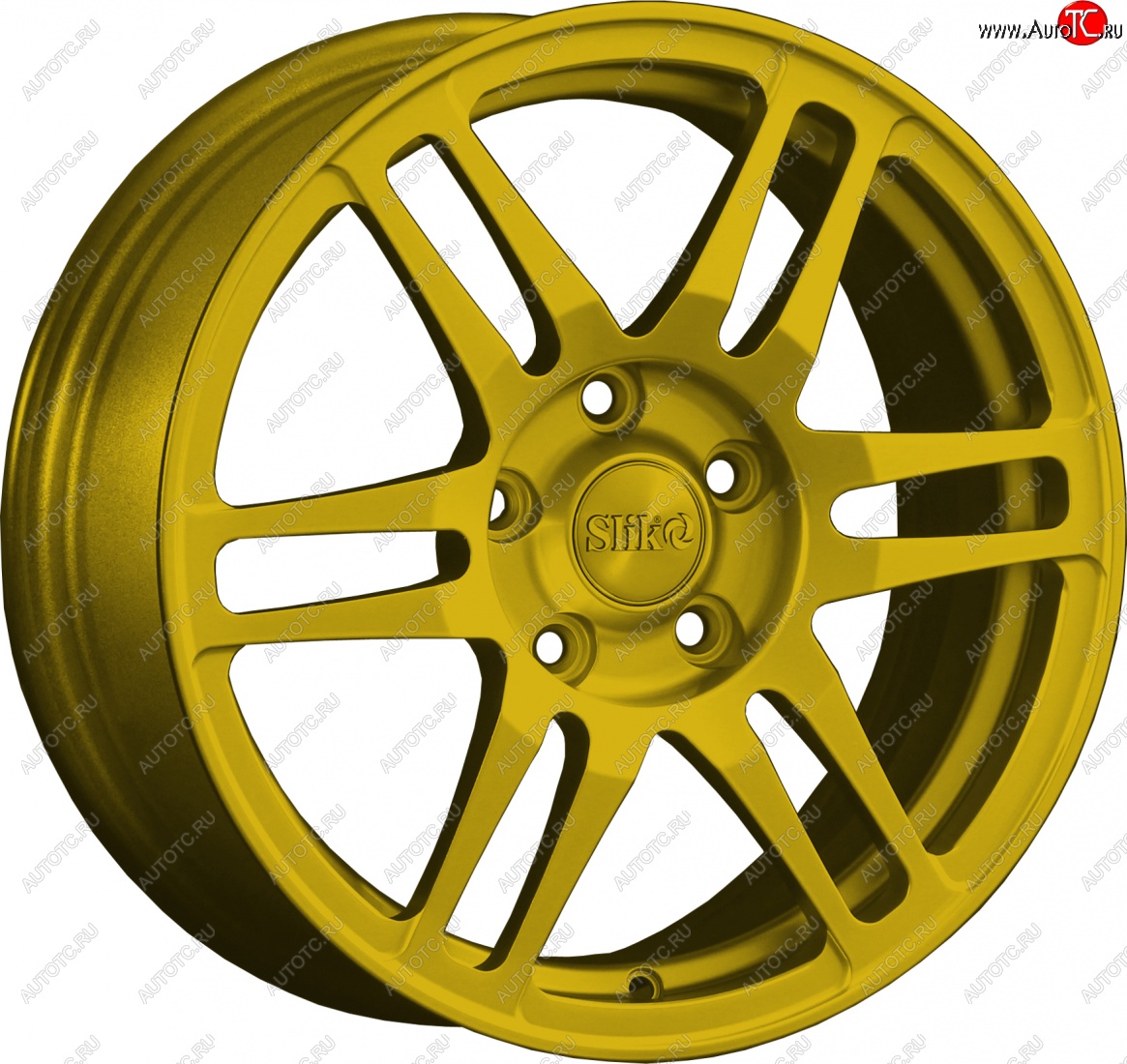 12 949 р. Кованый диск Slik classik R16x6.5 Ярко желтый RAL 1021 (YELLOW) 6.5x16   (Цвет: YELLOW)  с доставкой в г. Пермь