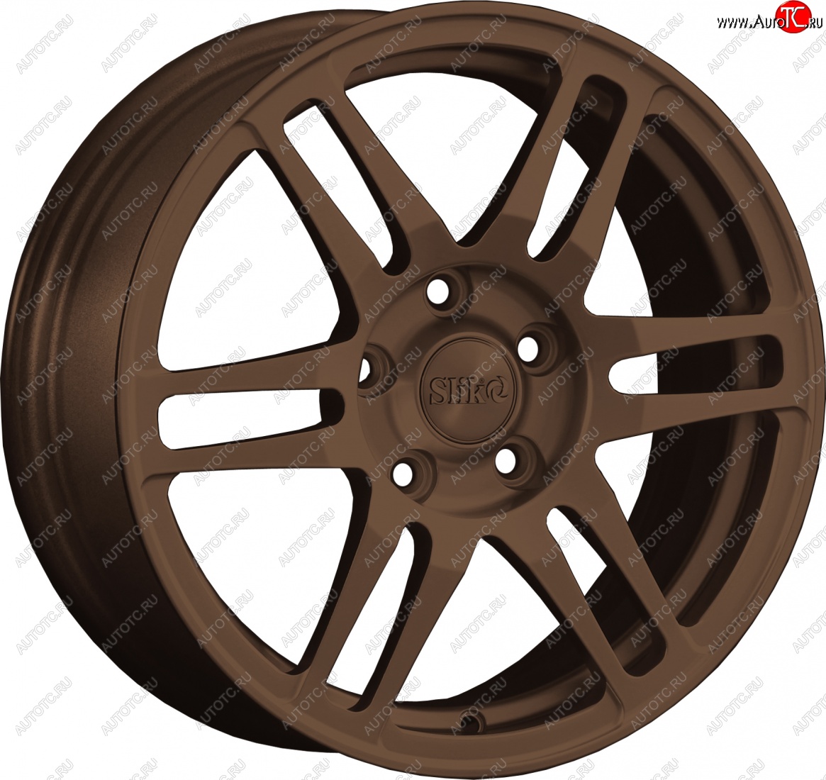 12 949 р. Кованый диск Slik classik R16x6.5 Бронза (BRZ) 6.5x16   (Цвет: BRZ)  с доставкой в г. Пермь