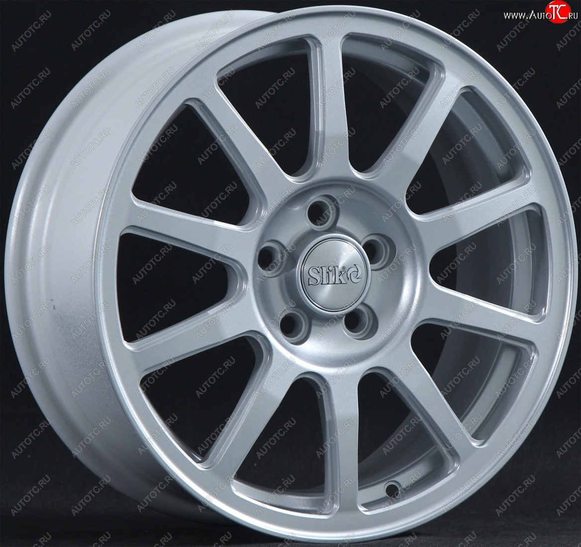 18 999 р. Кованый диск Slik classik R16x6.5 Серебристый светлый (S16) 6.5x16   (Цвет: S16)  с доставкой в г. Пермь