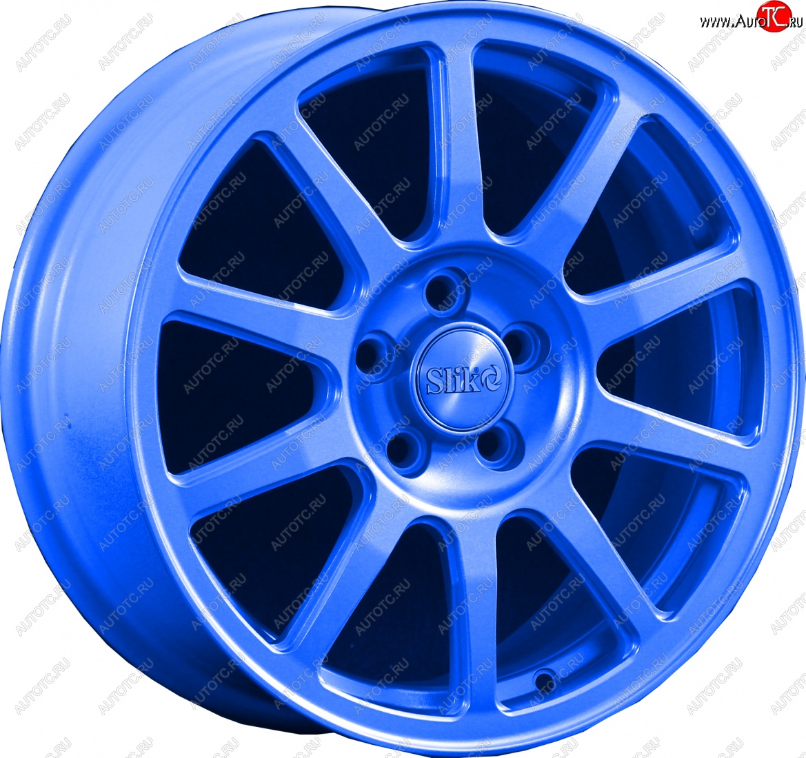 18 999 р. Кованый диск Slik classik R16x6.5 Синий (BLUE) 6.5x16   (Цвет: BLUE)  с доставкой в г. Пермь