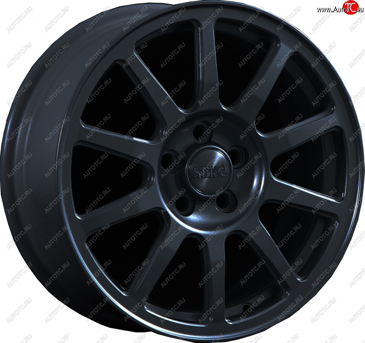 18 999 р. Кованый диск Slik classik R16x6.5 Черный глянцевый (BK) 6.5x16   (Цвет: BK)  с доставкой в г. Пермь