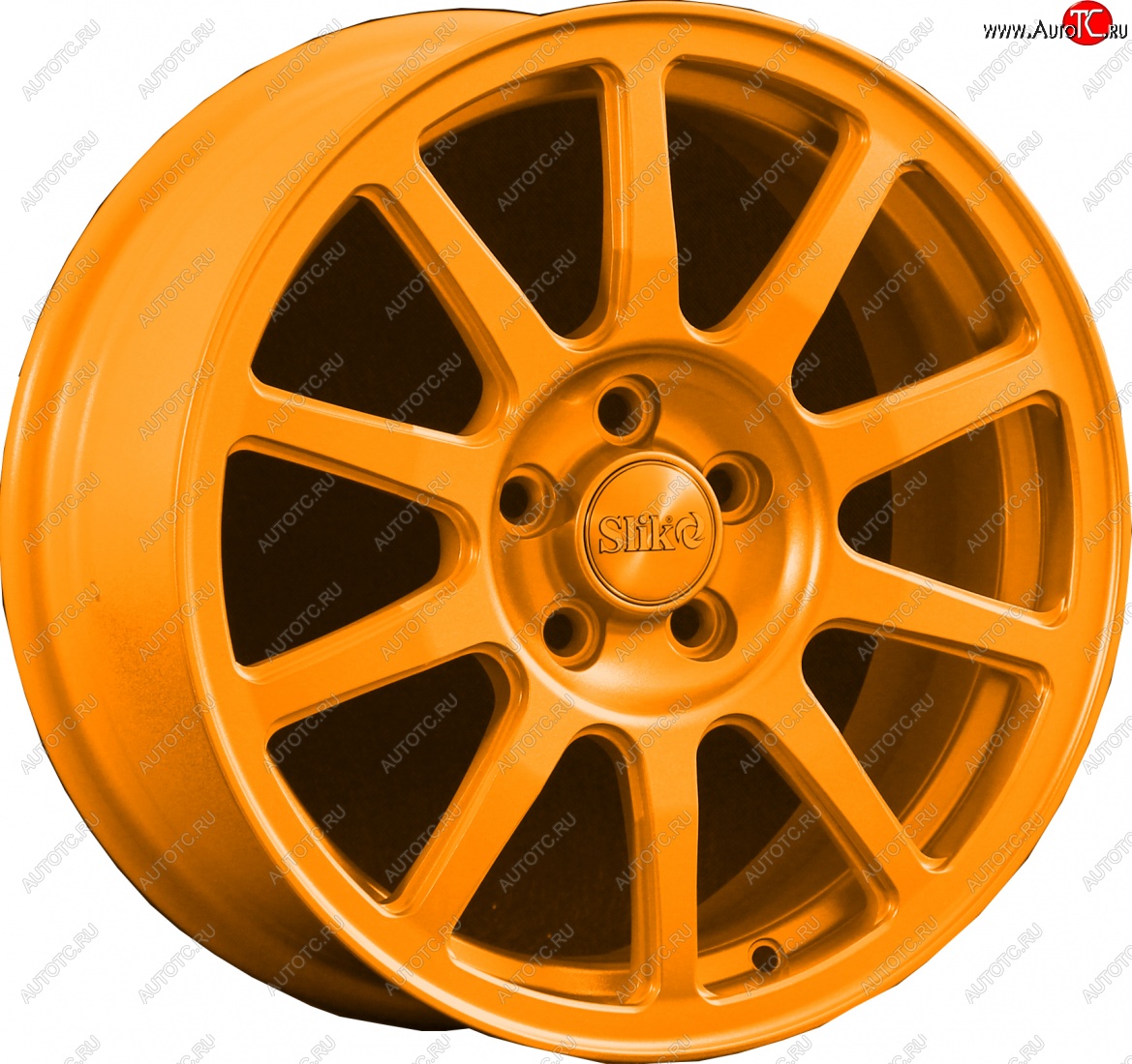 18 999 р. Кованый диск Slik classik R16x6.5 Ярко-оранжевый (ORANGE) 6.5x16   (Цвет: ORANGE)  с доставкой в г. Пермь