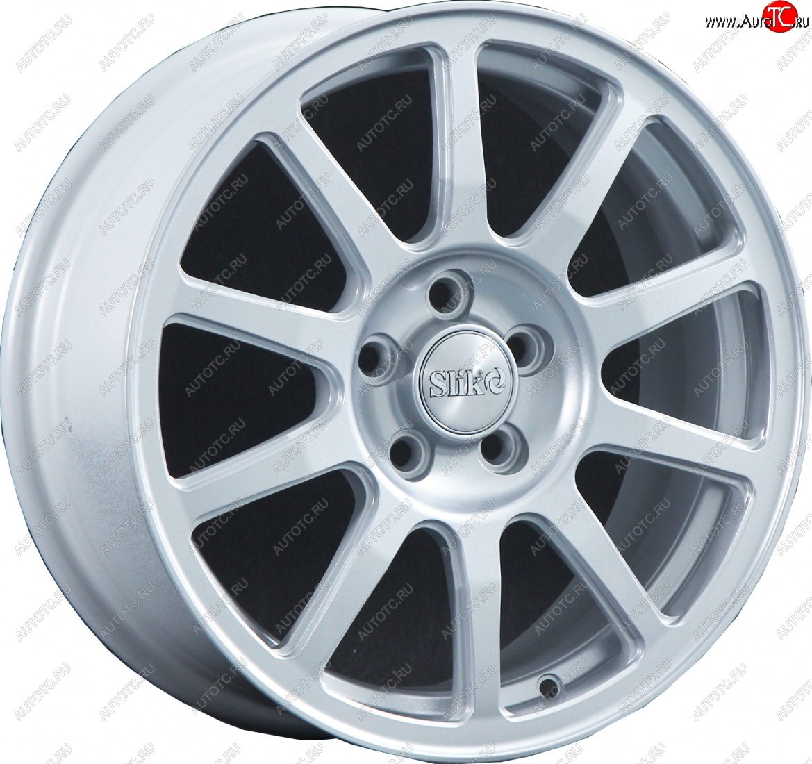 18 999 р. Кованый диск Slik classik R16x6.5 Яркое-блестящее серебро (HPB) 6.5x16   (Цвет: HPB)  с доставкой в г. Пермь